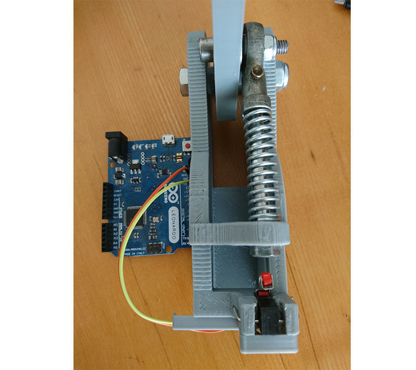 3D Printed Handbrake for Simracing 3D print model_3