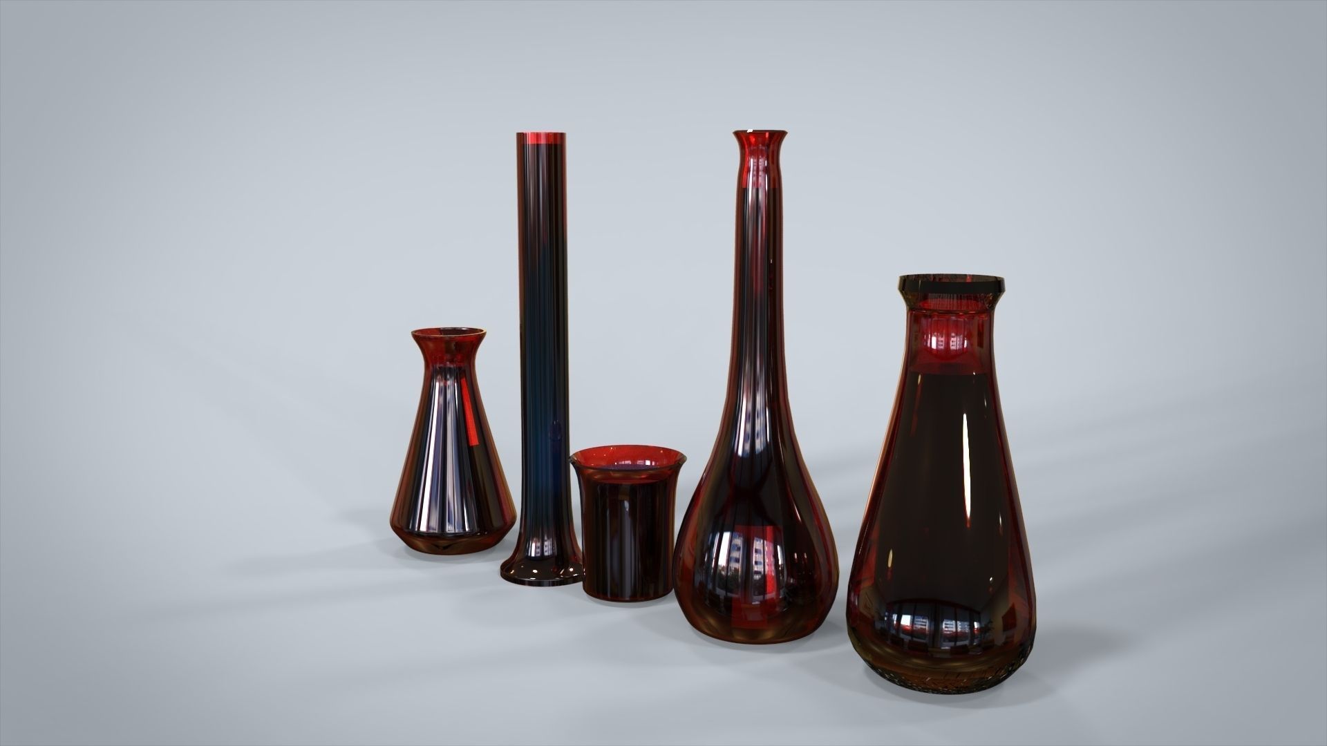 Glass Lab Equipments 3D model_2