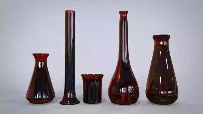 Glass Lab Equipments 3D model
