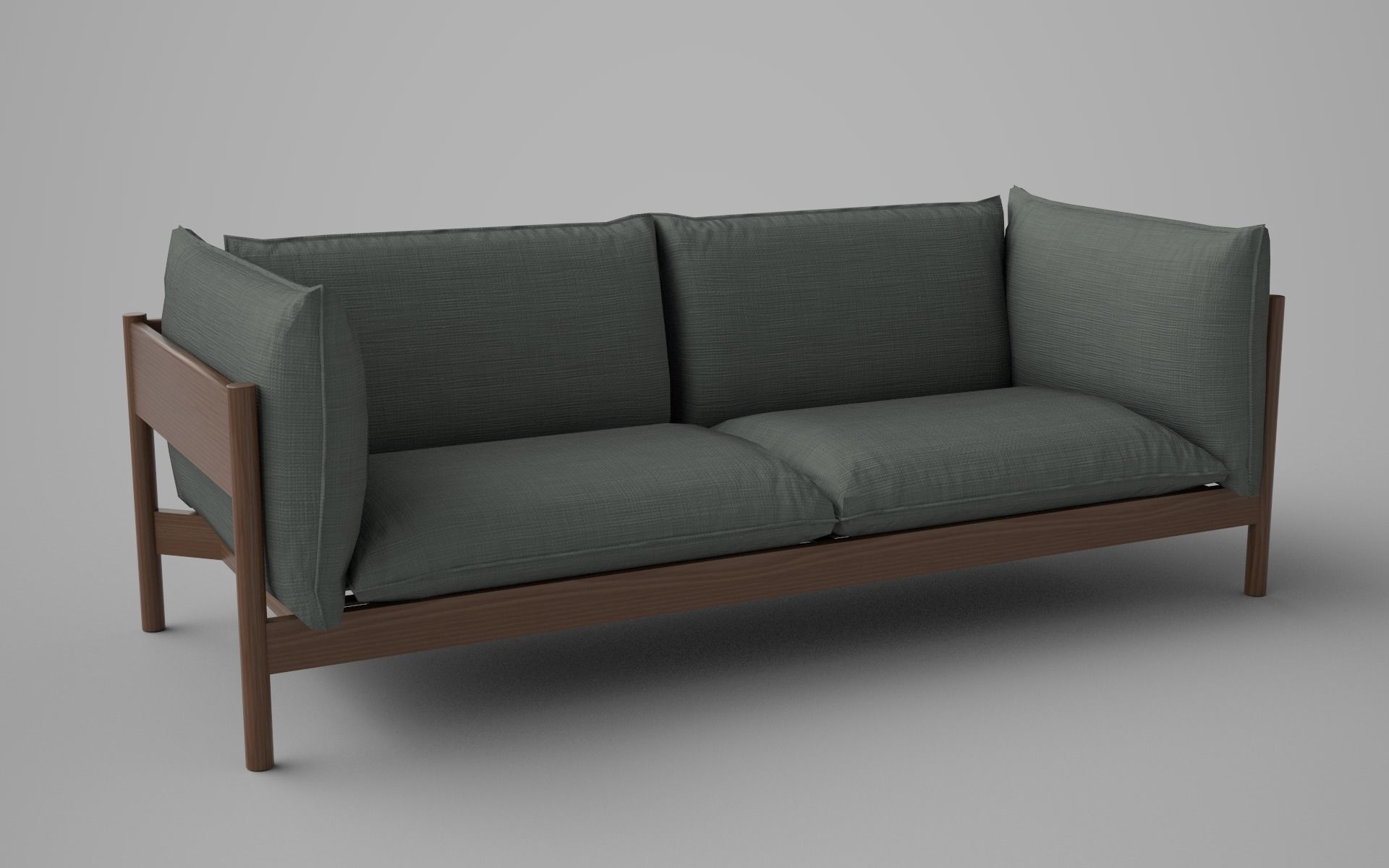 Low poly Sofa with 12 different texture Low-poly 3D model_12