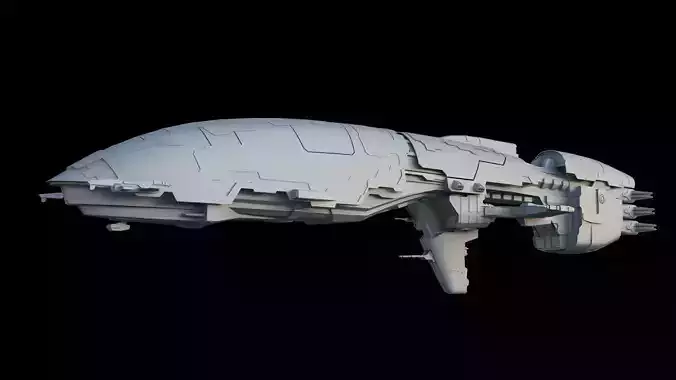 Sci Fi Transport Ship