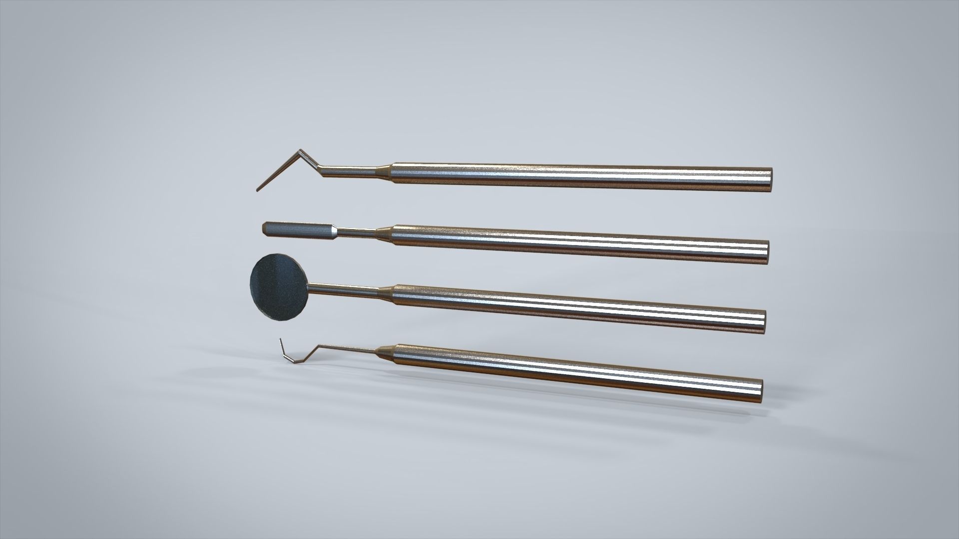 Dentist Equipments 3D model_2