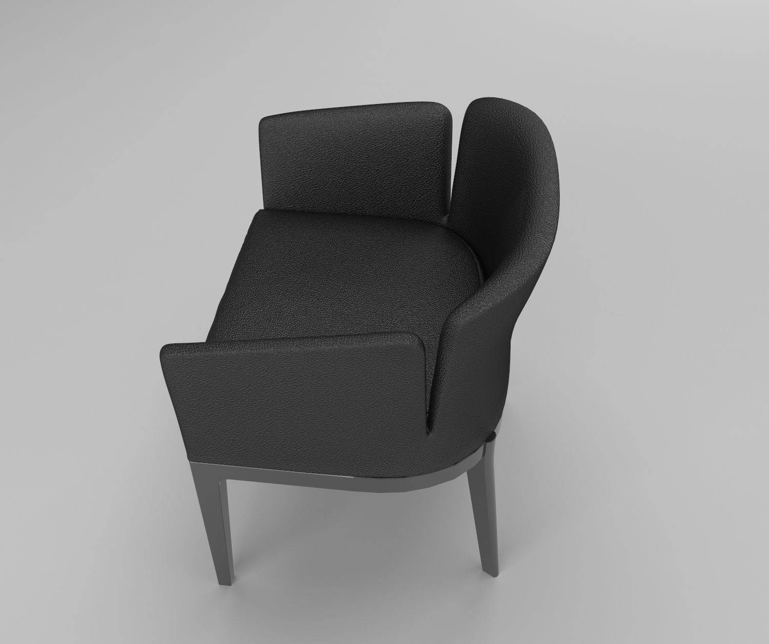 Club Armchair 3D model_4