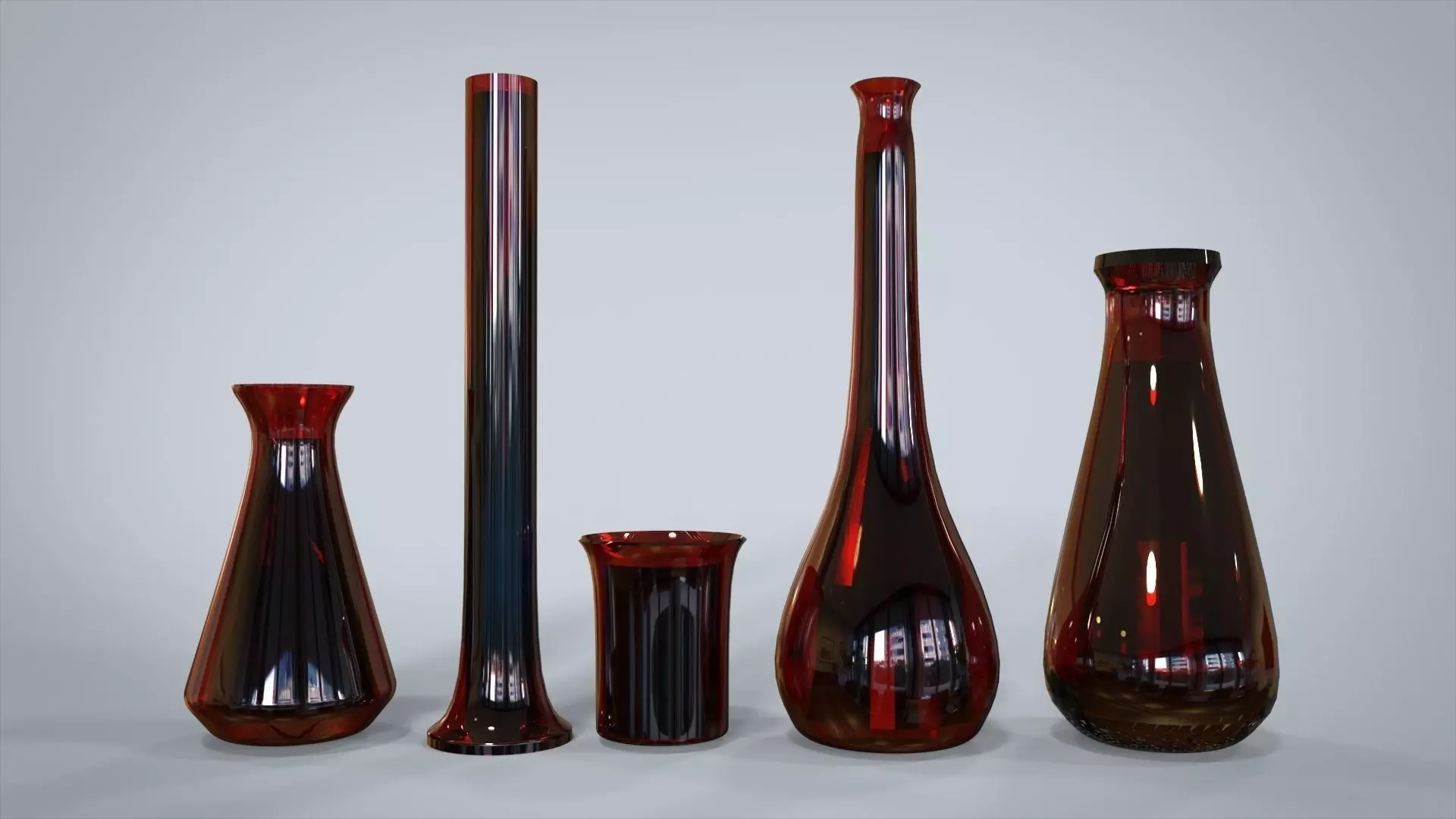 Lab Equipments Collection 3D model_0