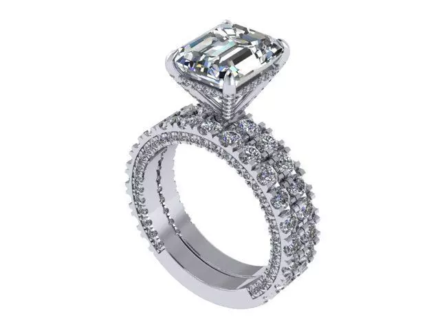 Another Double Ring  3D print model_0