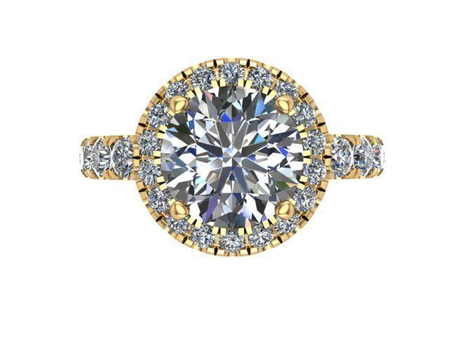 UFO Ring 3D print model_1