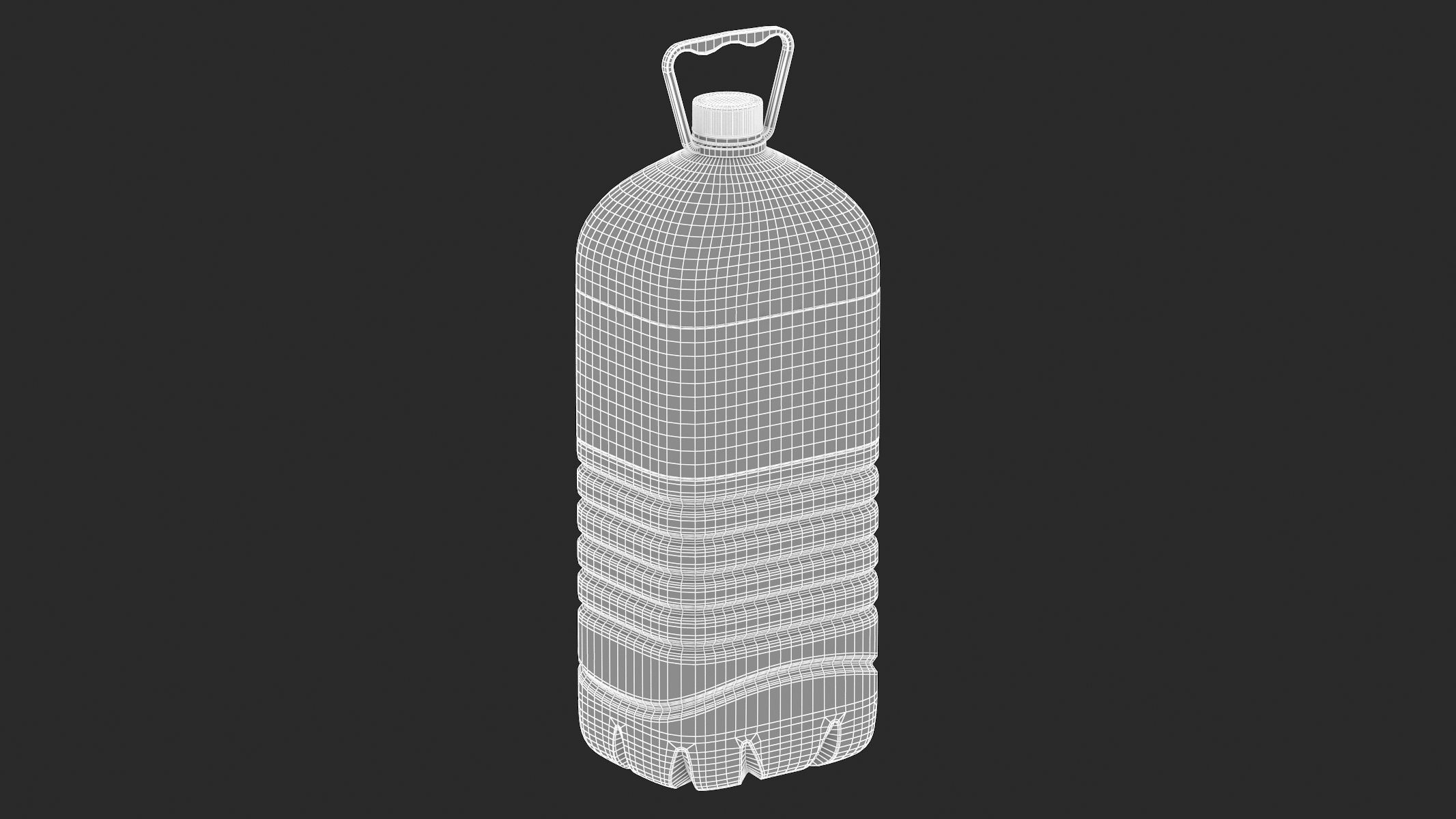 4 Water Bottles Collection 3D model_75