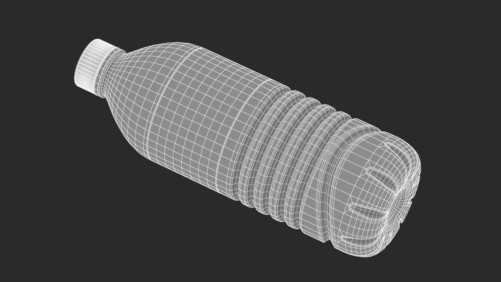 4 Water Bottles Collection 3D model_37