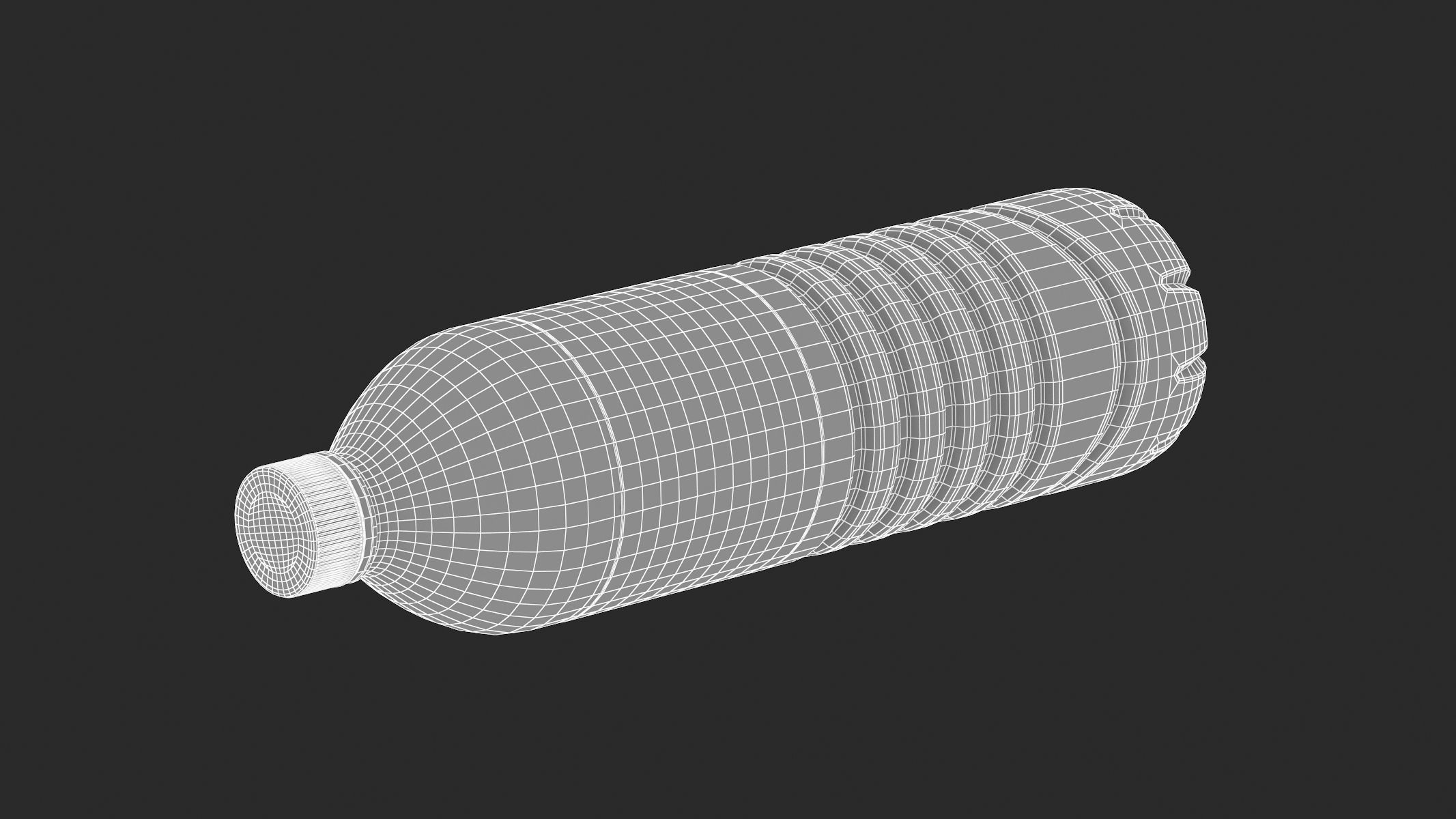 4 Water Bottles Collection 3D model_56