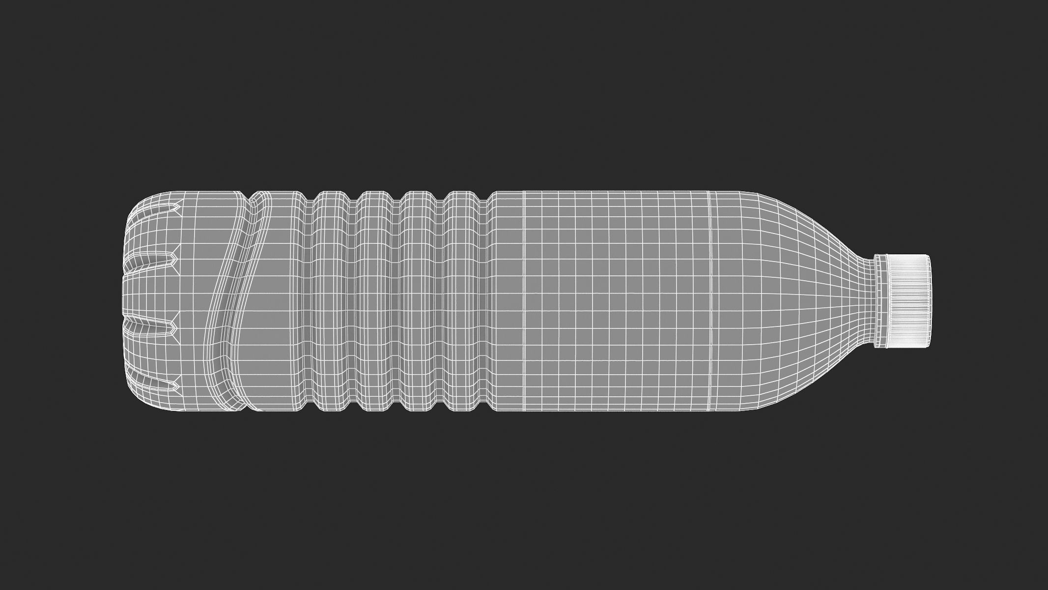 4 Water Bottles Collection 3D model_55
