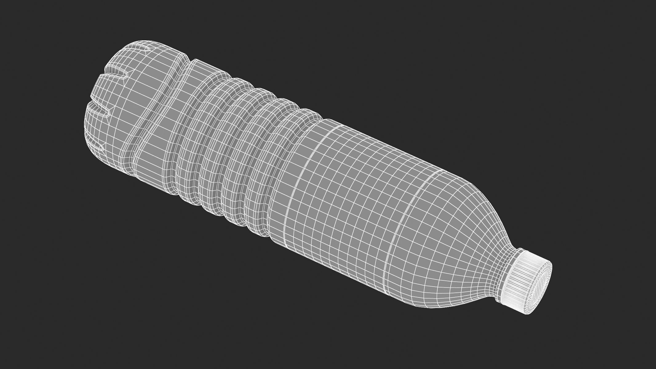 4 Water Bottles Collection 3D model_57