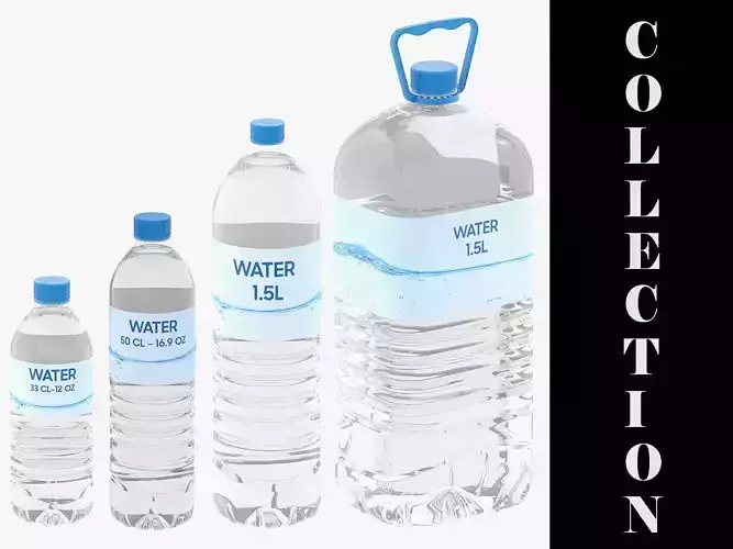 4 Water Bottles Collection 