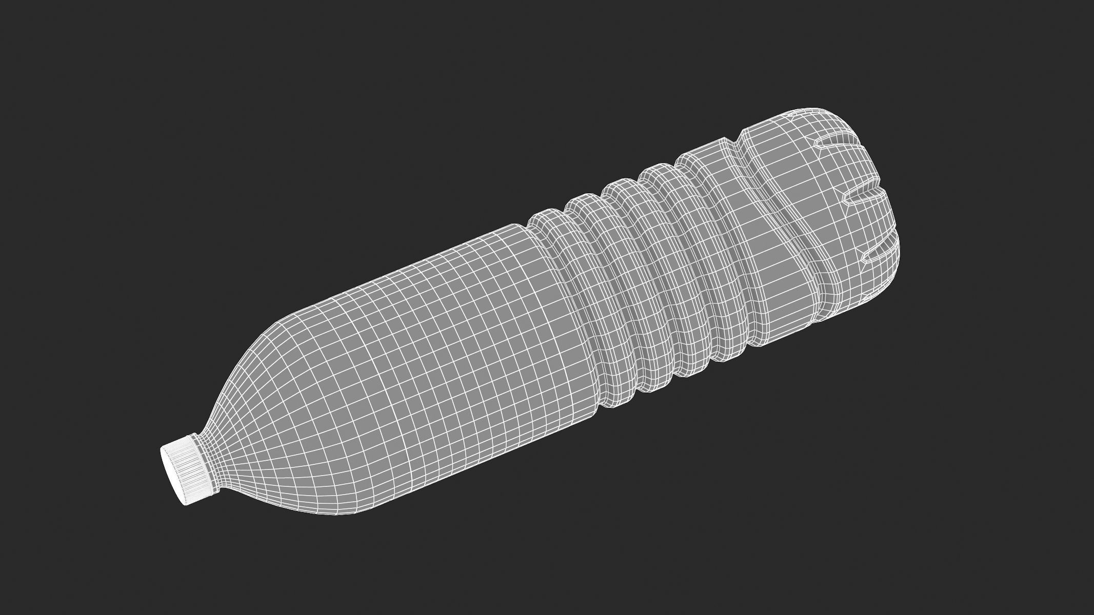 4 Water Bottles Collection 3D model_15