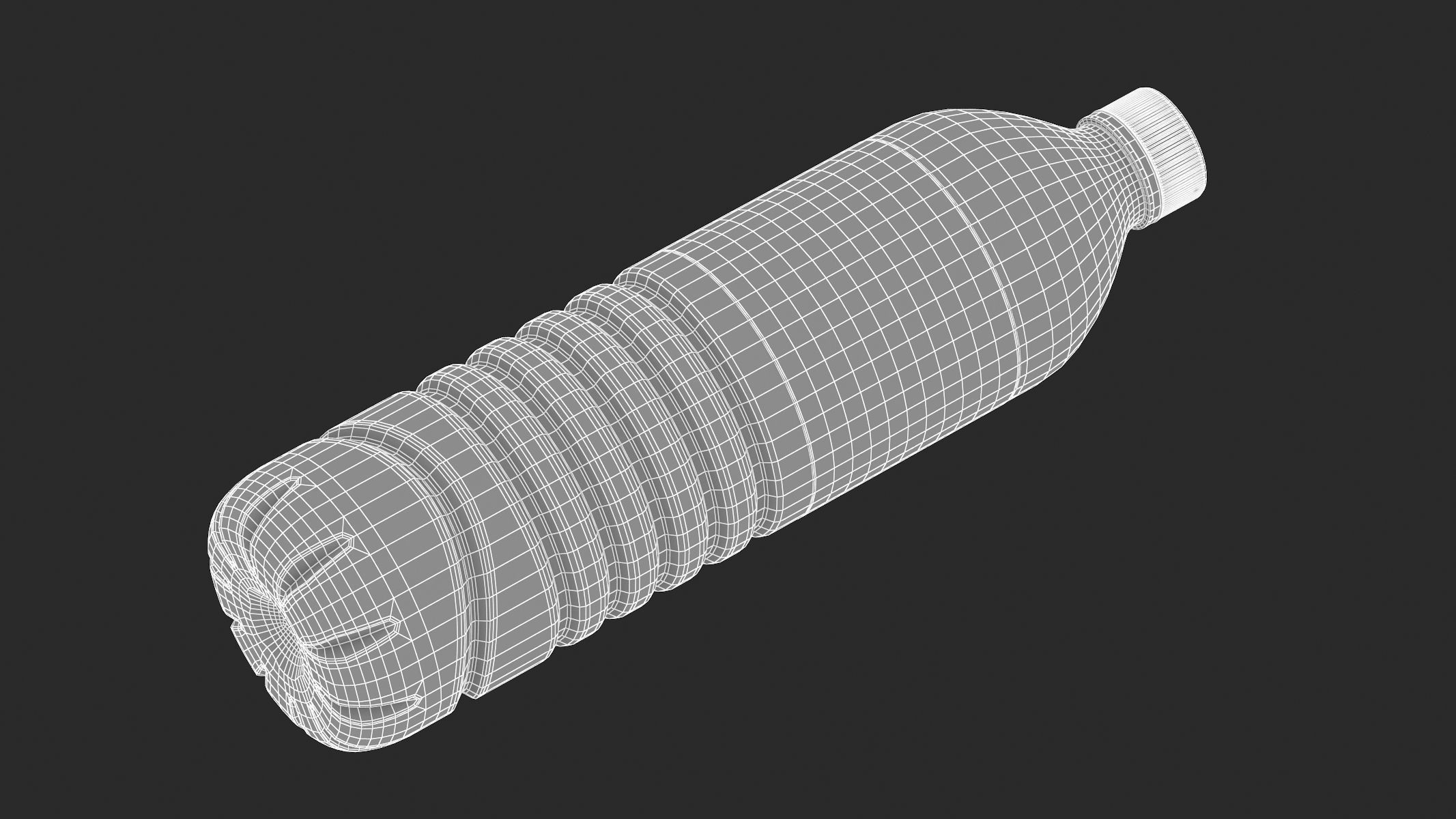 4 Water Bottles Collection 3D model_58