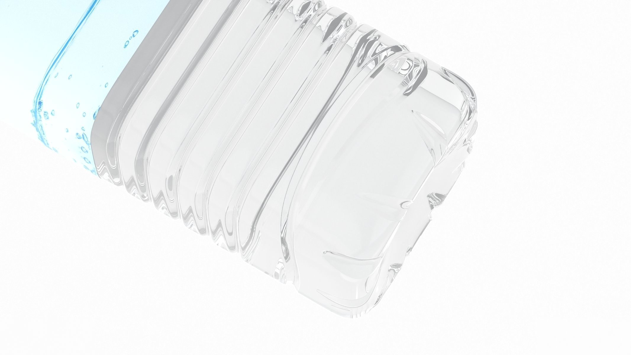 4 Water Bottles Collection 3D model_73