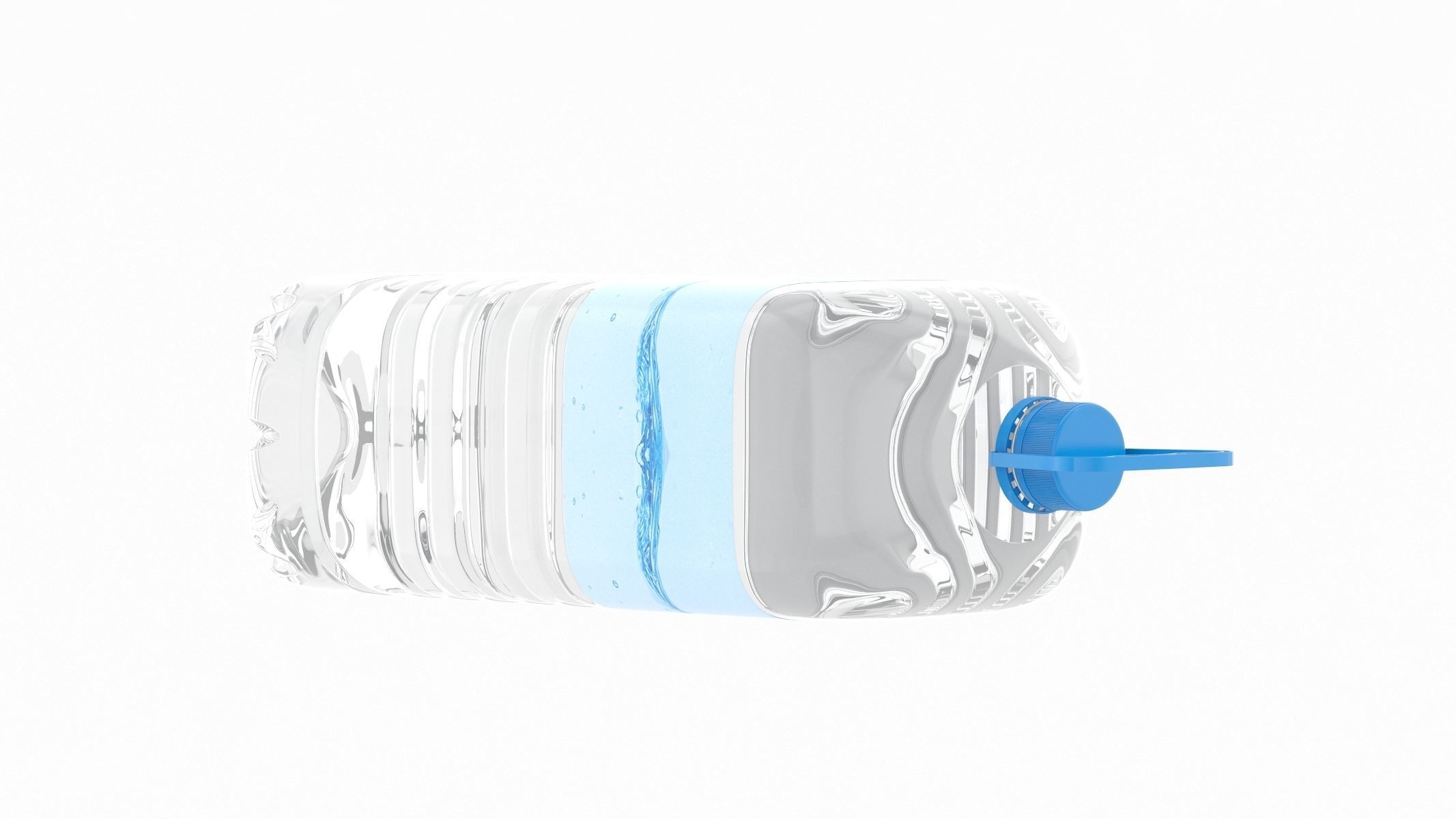 4 Water Bottles Collection 3D model_67