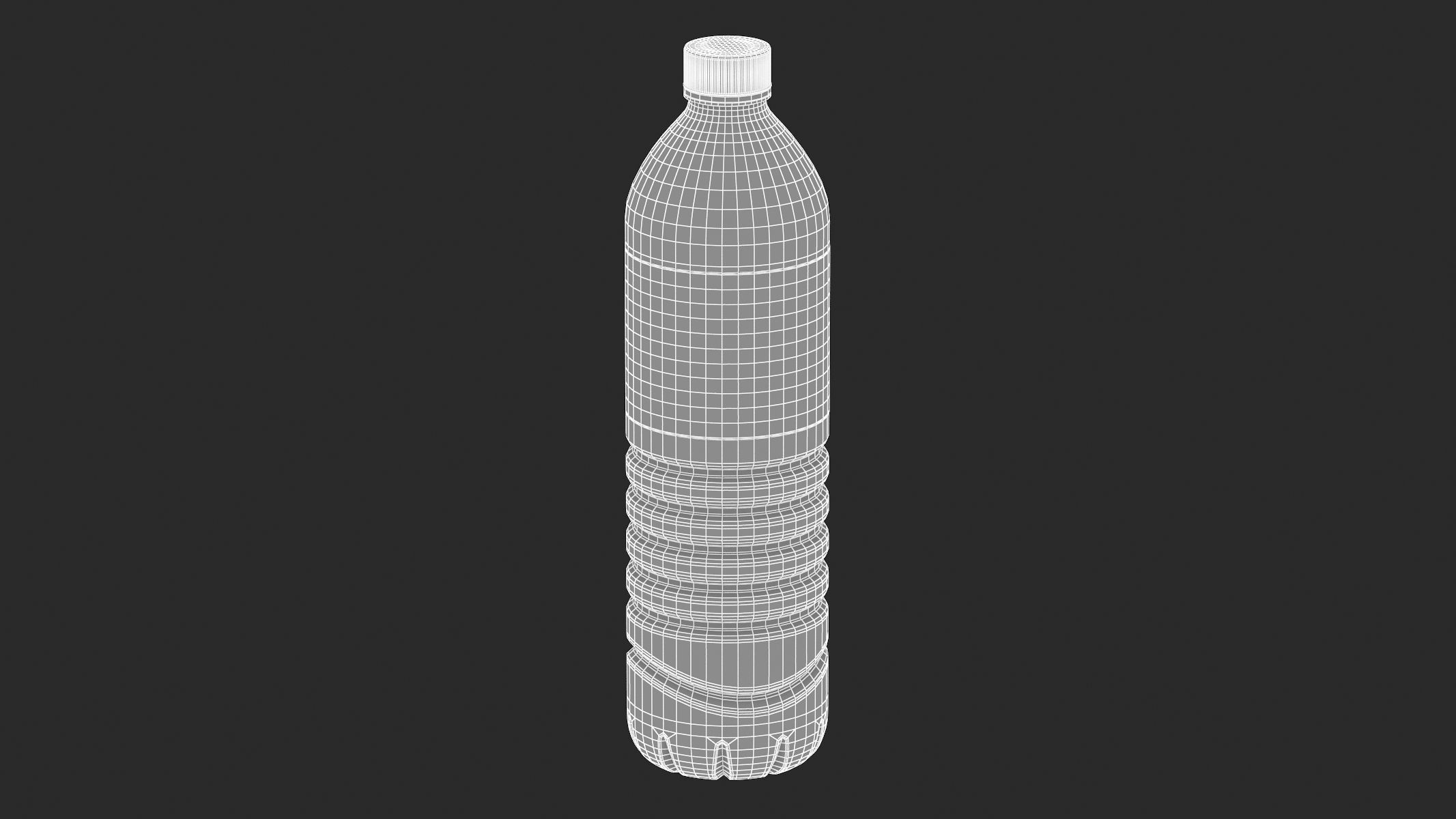 4 Water Bottles Collection 3D model_54