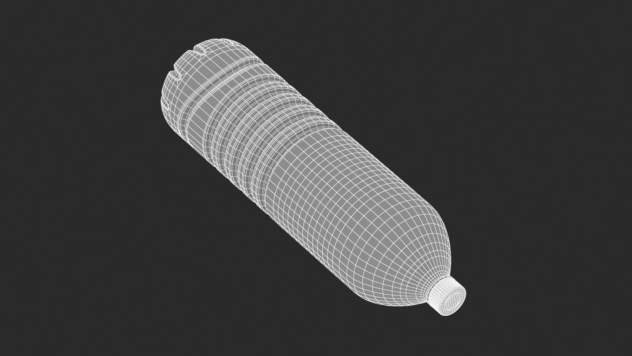 4 Water Bottles Collection 3D model_14