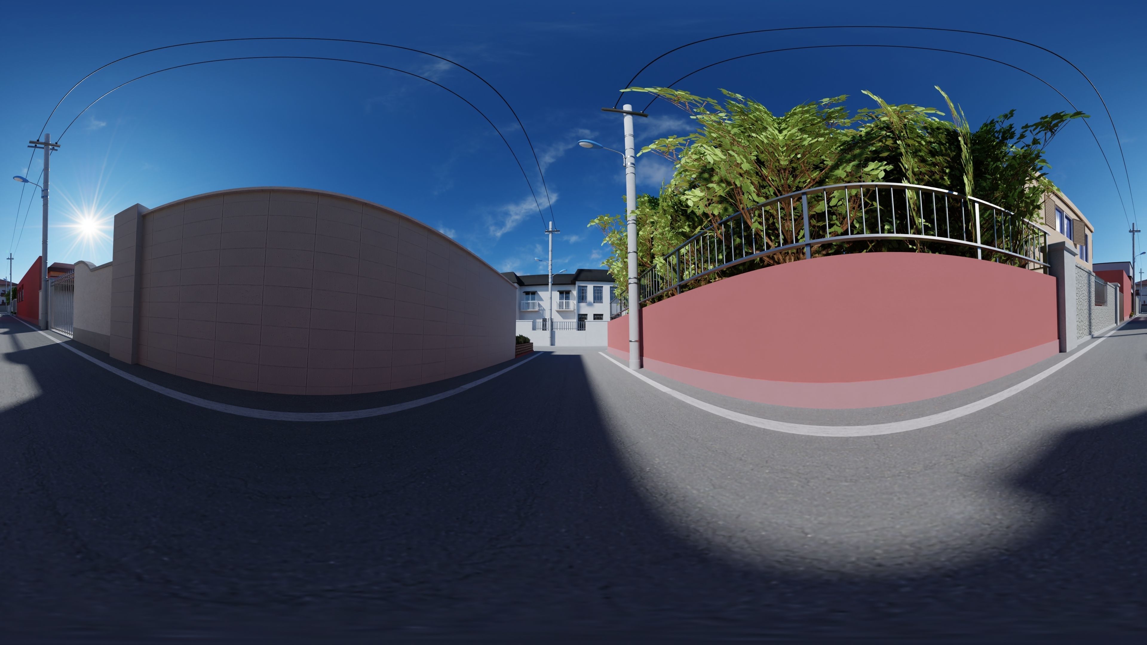 Anime Street Low-poly 3D model_16