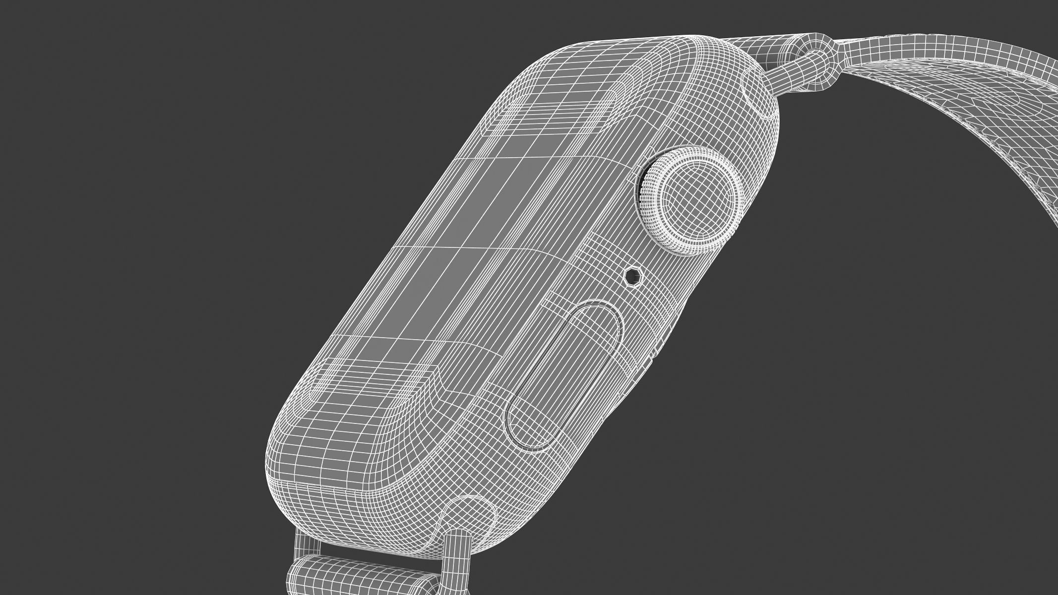 Apple Watch Hermes Series 4 and 5 3D model_16