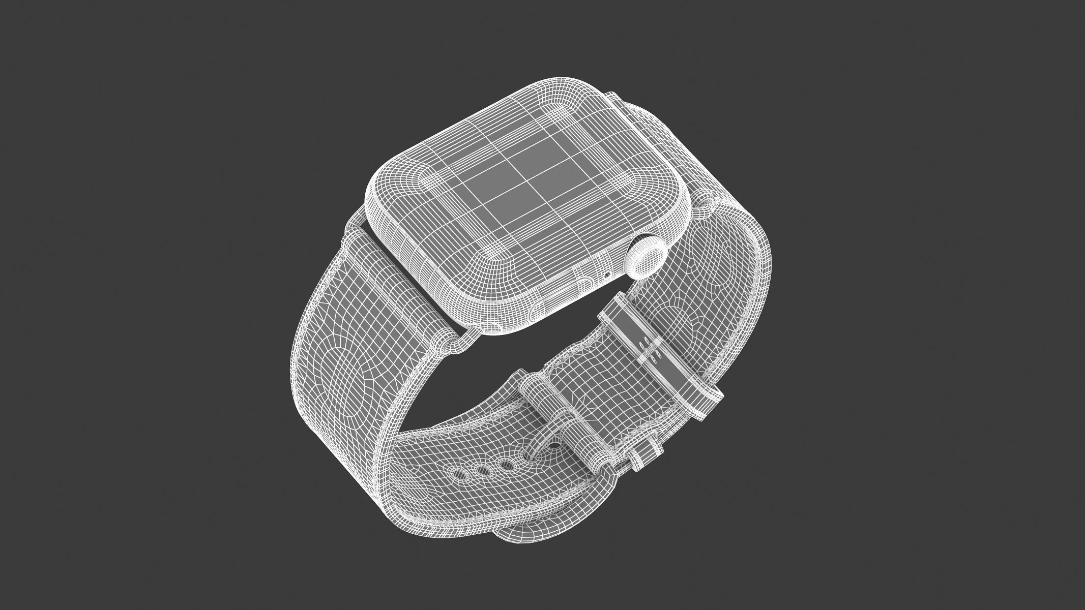 Apple Watch Hermes Series 4 and 5 3D model_19