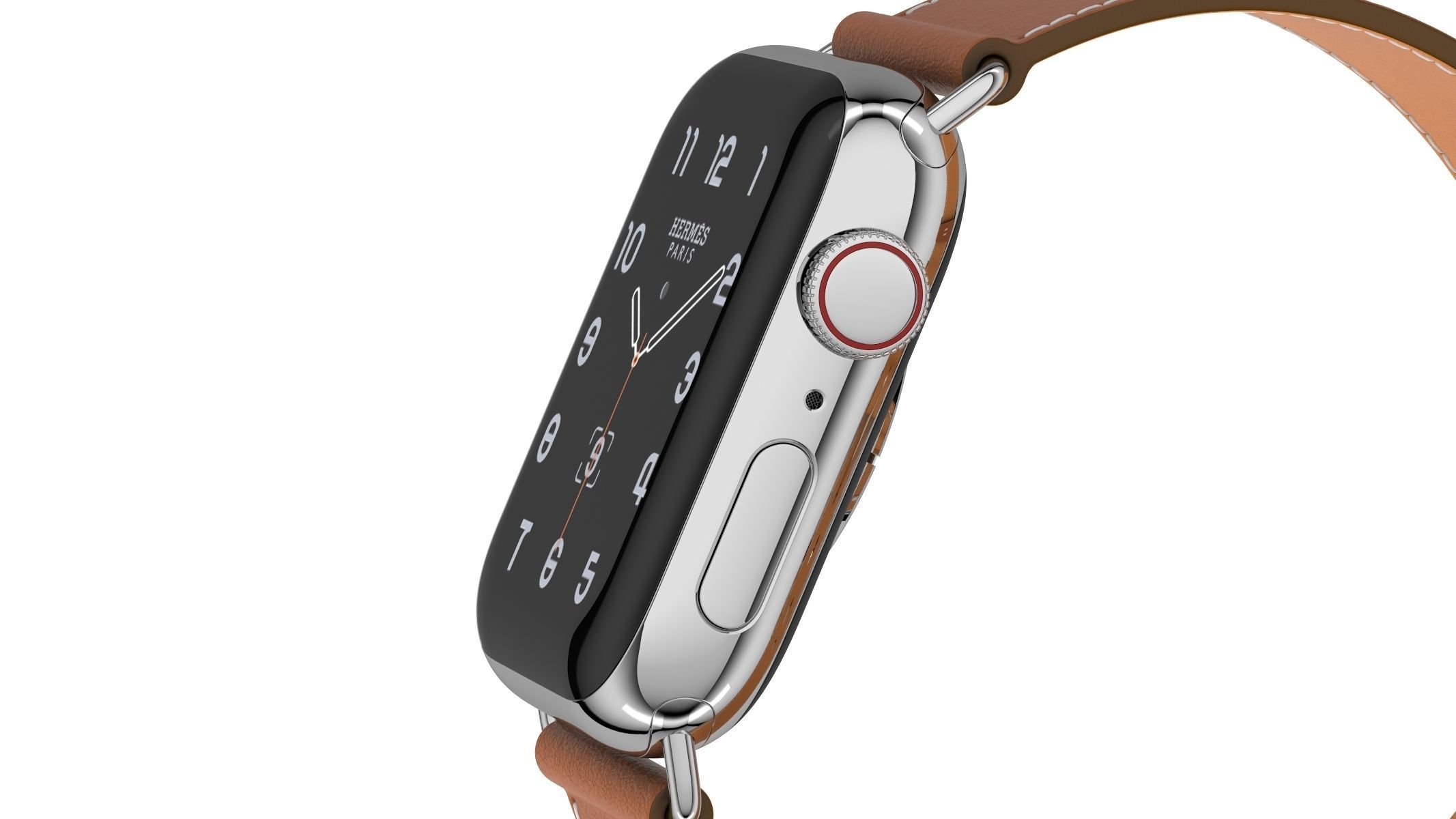 Apple Watch Hermes Series 4 and 5 3D model_6