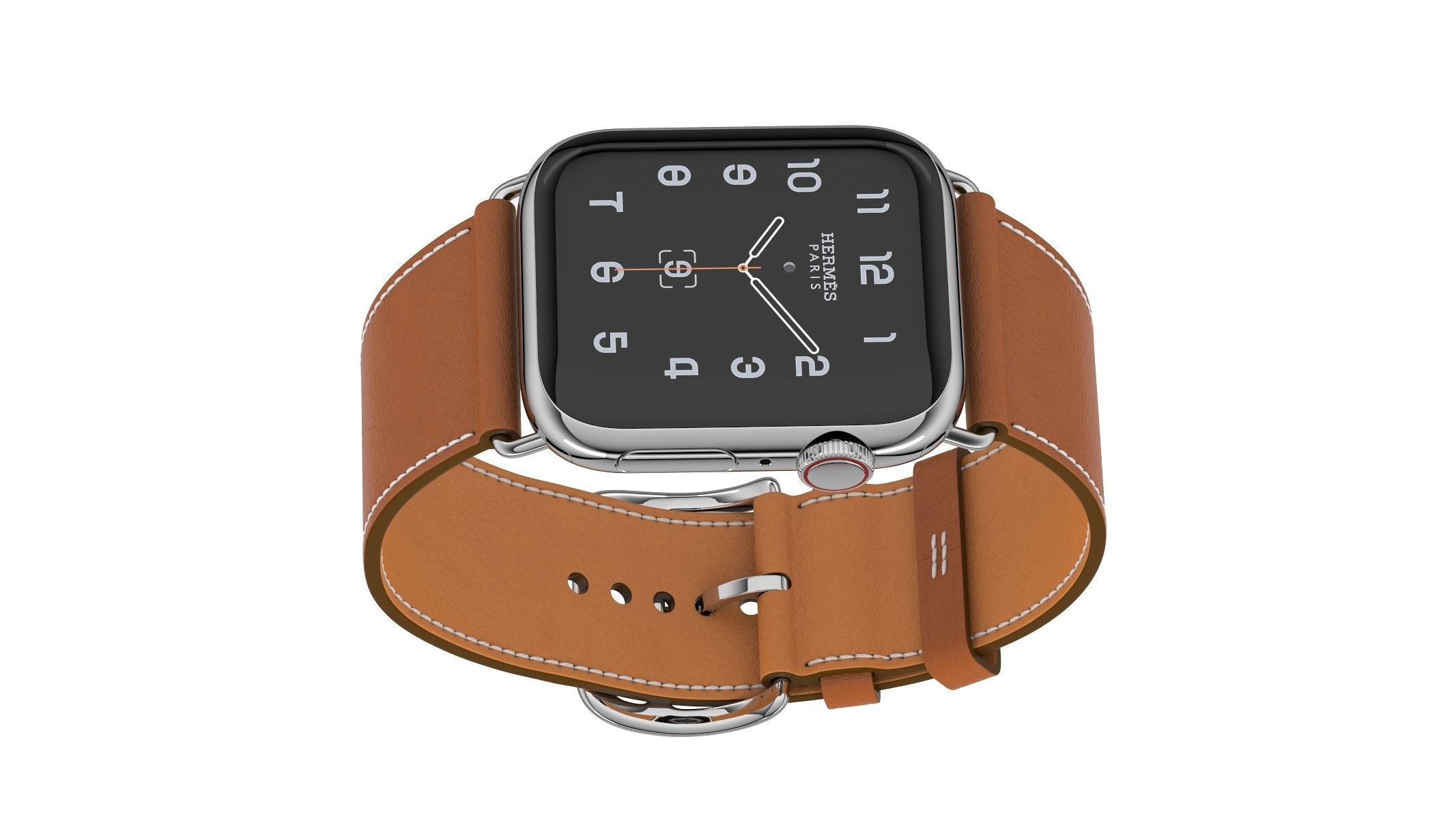 Apple Watch Hermes Series 4 and 5 3D model_7