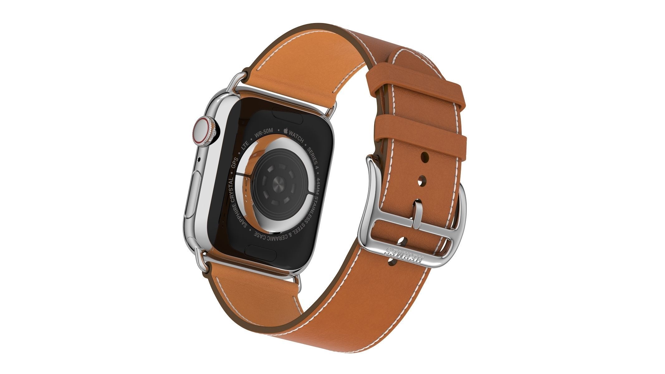 Apple Watch Hermes Series 4 and 5 3D model_4