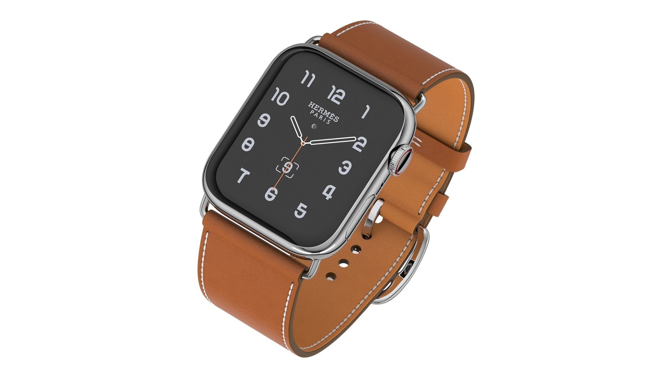 Apple Watch Hermes Series 4 and 5 3D model_1