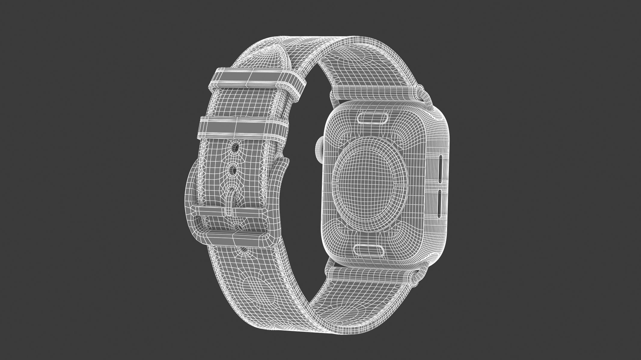 Apple Watch Hermes Series 4 and 5 3D model_15