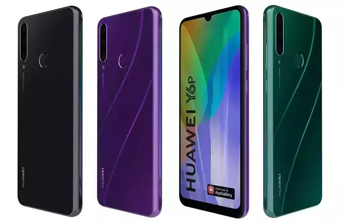 Huawei Y6P All Colors 3D model
