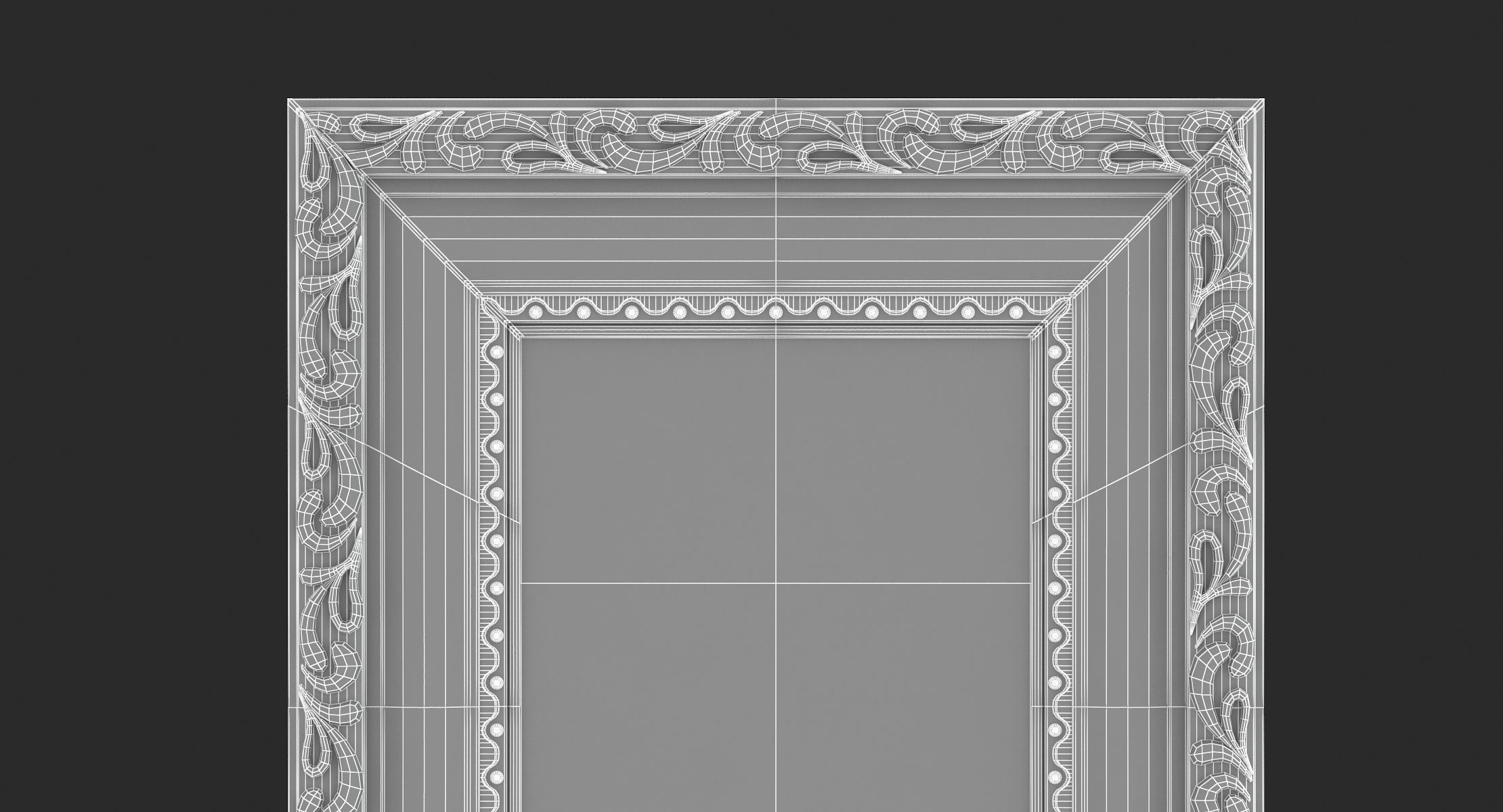 Classic Frame 09  3D model_7