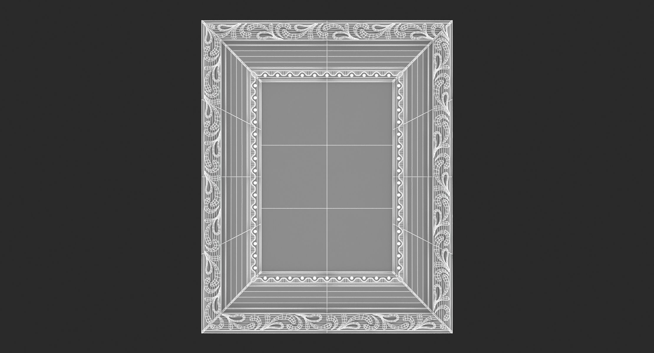 Classic Frame 09  3D model_5