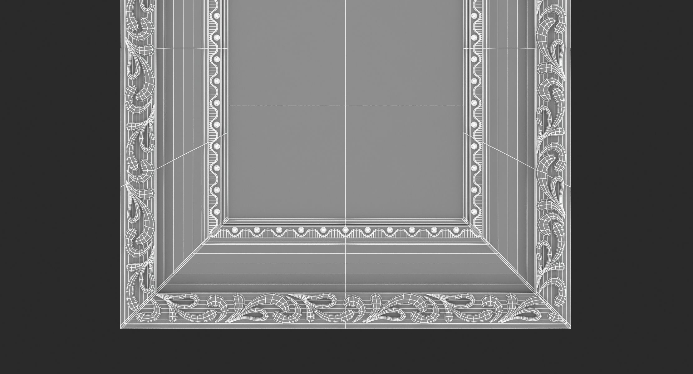 Classic Frame 09  3D model_8