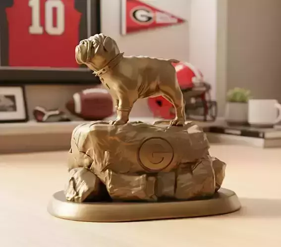 NFL - Bulldog - The Georgia Bulldogs football 3D print model