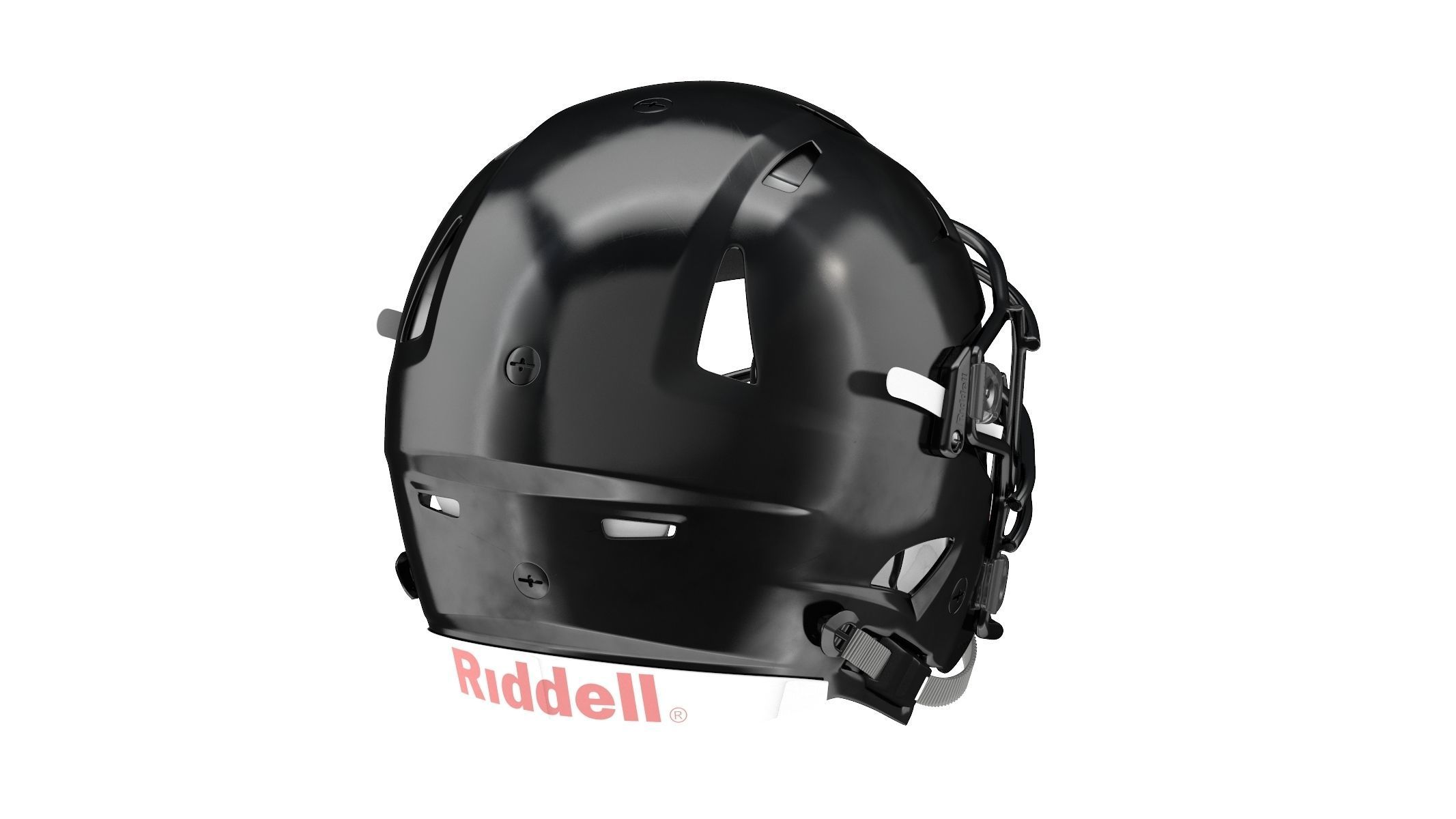 Riddell SpeedFlex Adult Football Helmet with Facemask 3D model_2