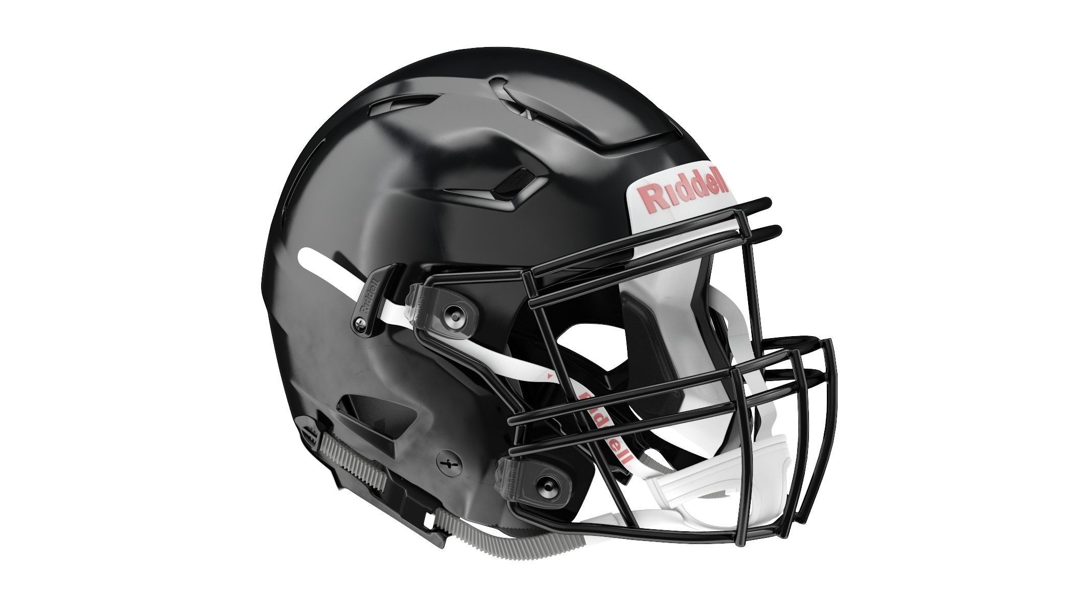 Riddell SpeedFlex Adult Football Helmet with Facemask 3D model_1