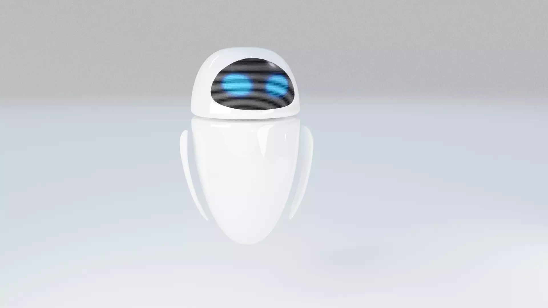 Eve from Wall-E 3D model_0
