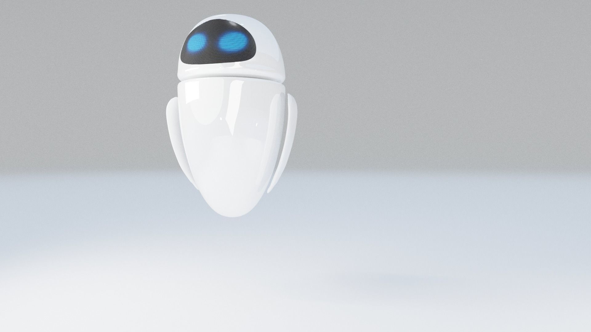Eve from Wall-E 3D model_2