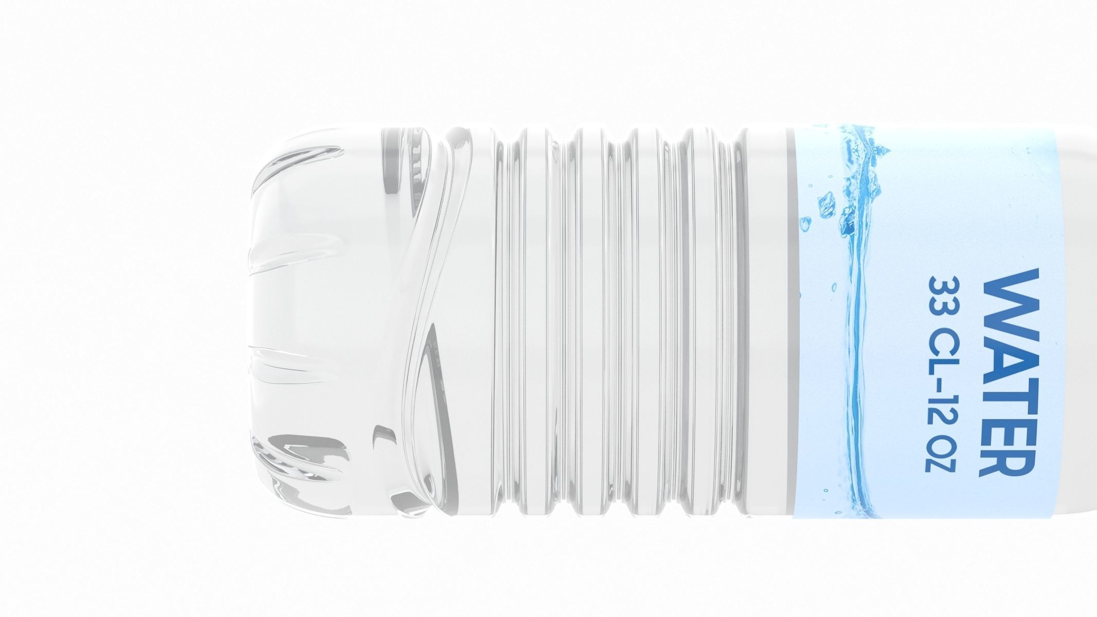 Water Bottle 33CL 12OZ Generic 3D model_7