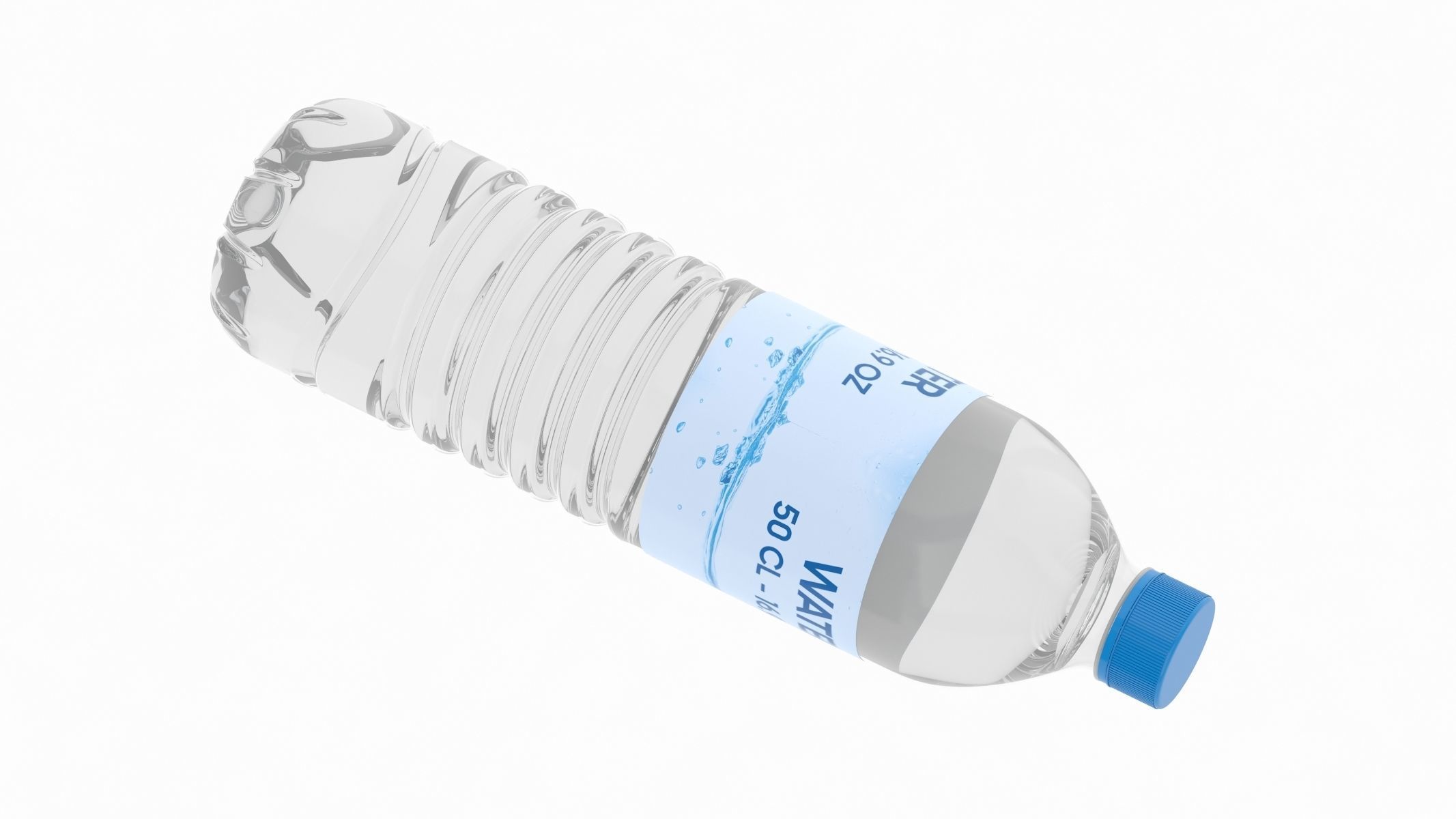 Water Bottle 50 CL 16 OZ 3D model_14