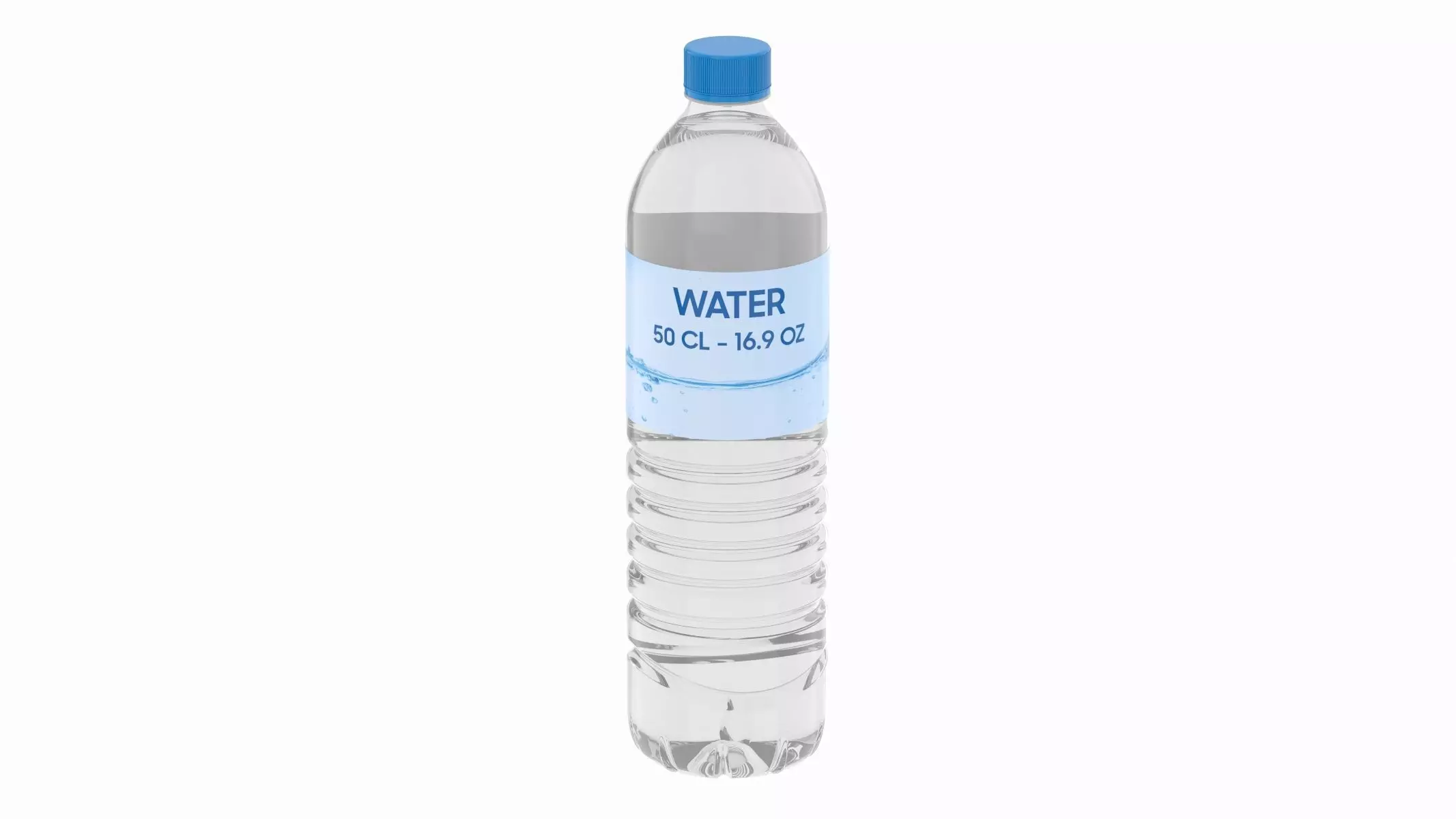 Water Bottle 50 CL 16 OZ 3D model_0
