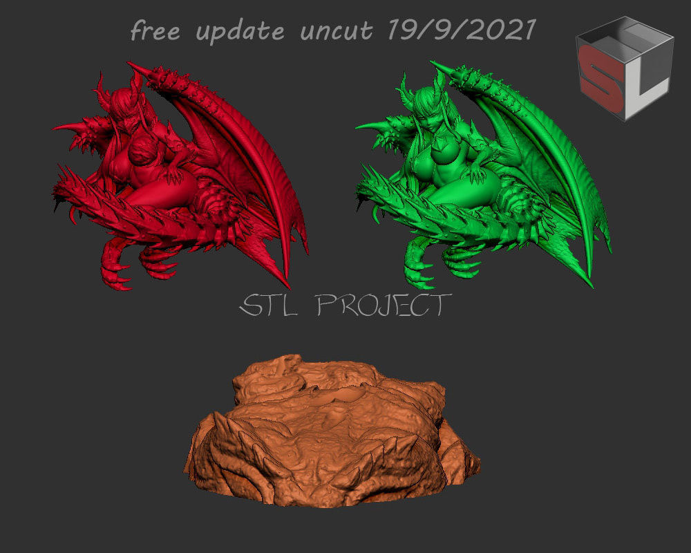 Rathalos Girl 3D print model_10