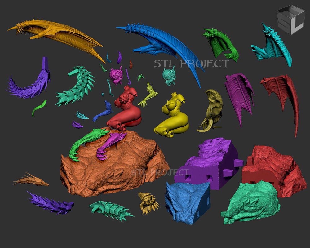 Rathalos Girl 3D print model_9