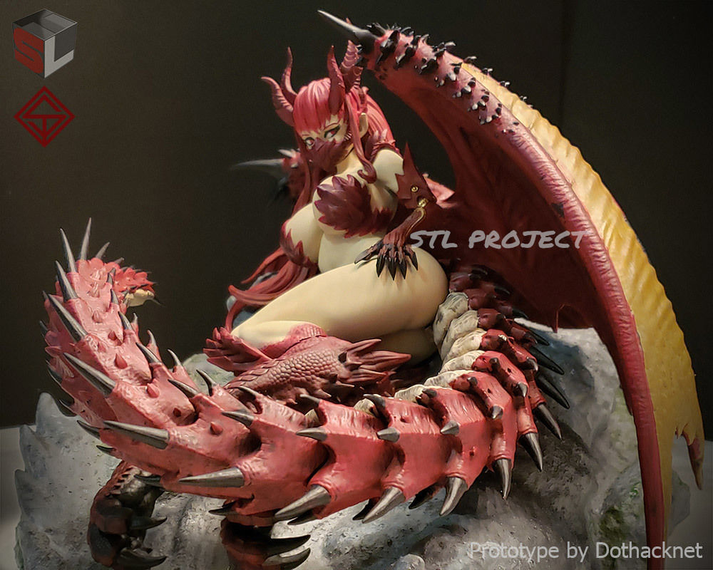 Rathalos Girl 3D print model_1