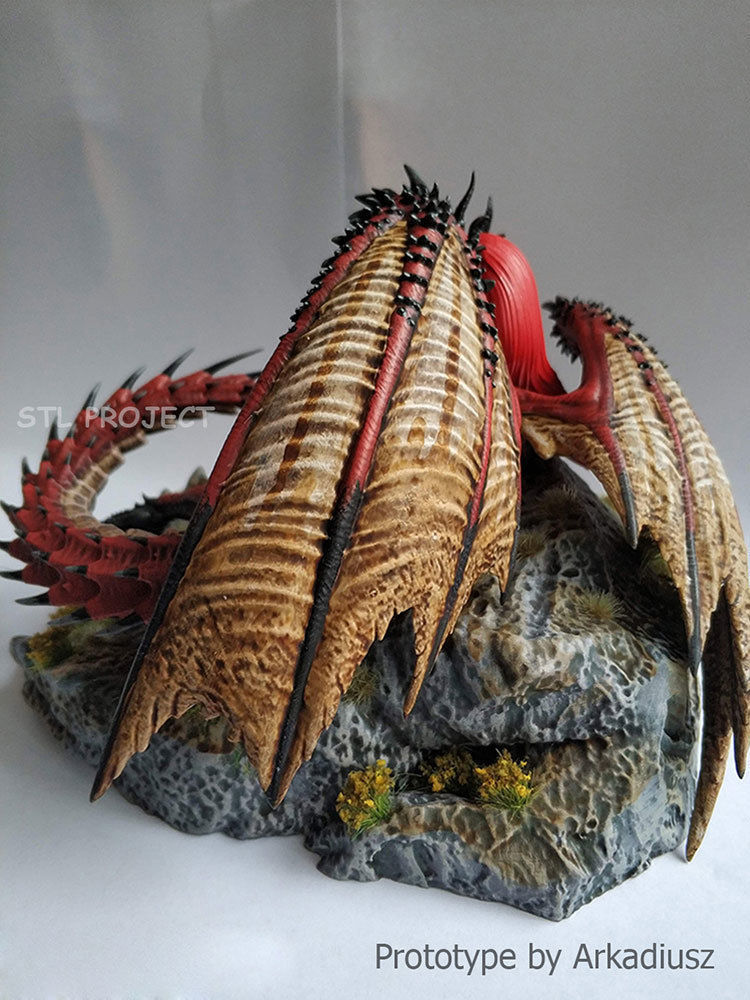 Rathalos Girl 3D print model_4