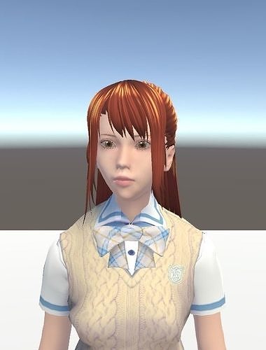 Unity Humanoid Model Female 023 Free 3D model