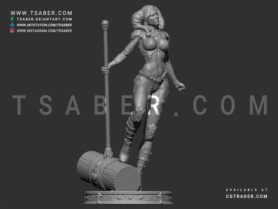Harley Quinn Statue - DC Comics Statue 3D print model_18