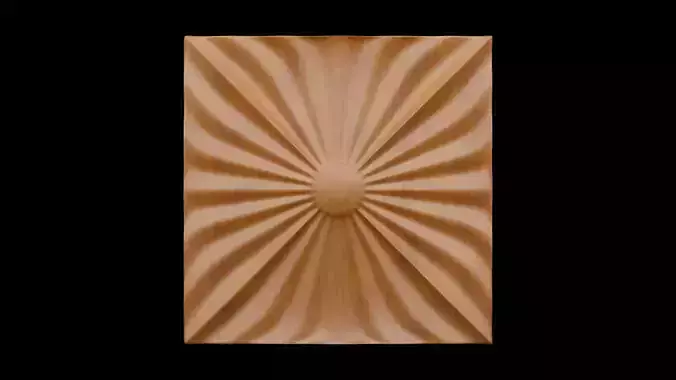 3D Panel carved wood wall panels