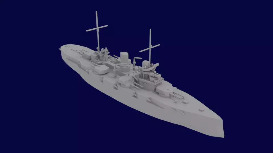 SMS Nassau 3D print model